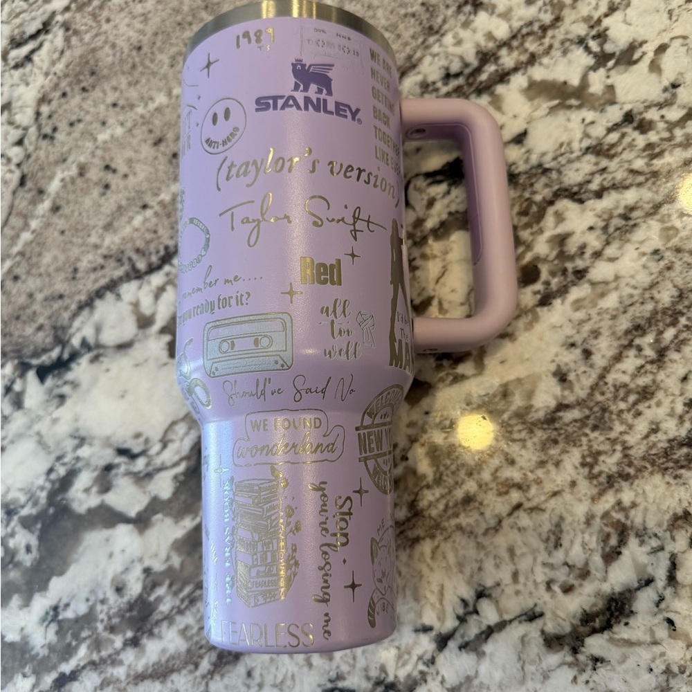 Stanley Soft Purple 40oz Tumbler with TAYLOR SWIFT engraving
